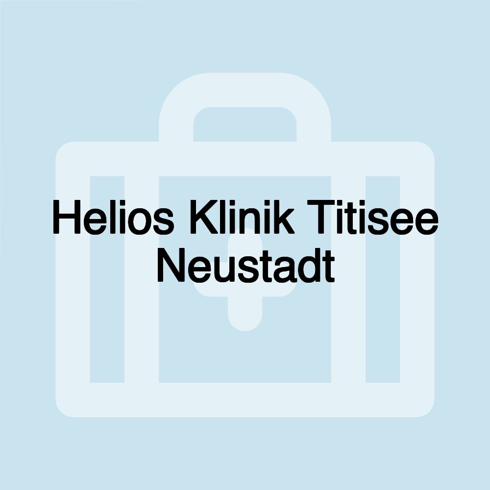 Helios Klinik Titisee Neustadt