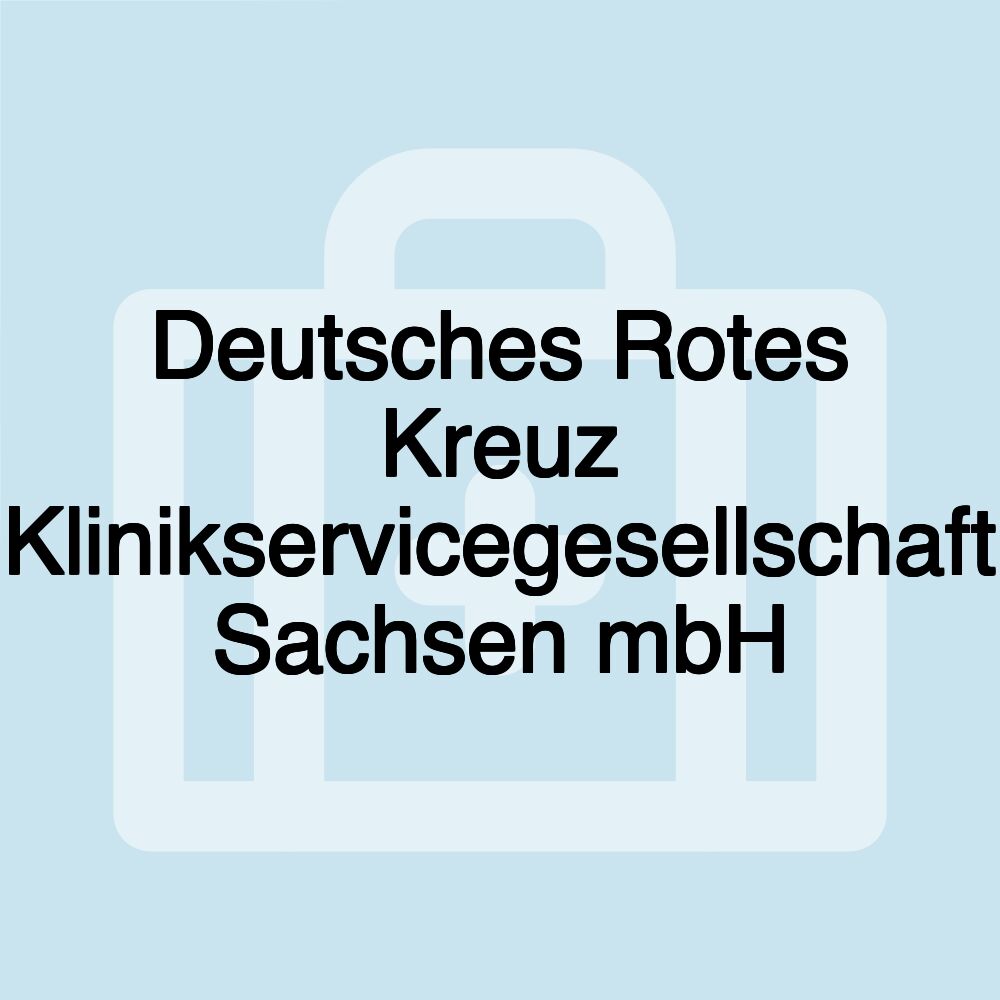 Deutsches Rotes Kreuz Klinikservicegesellschaft Sachsen mbH