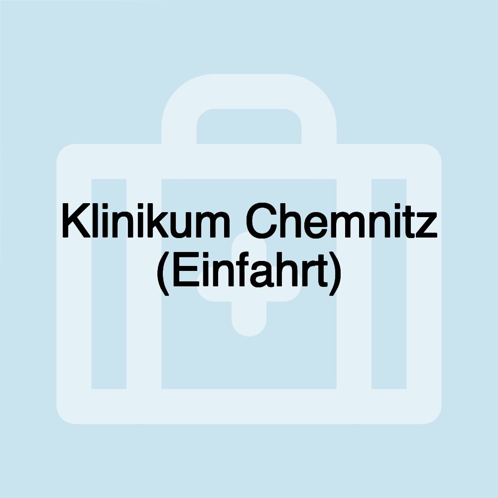 Klinikum Chemnitz (Einfahrt)