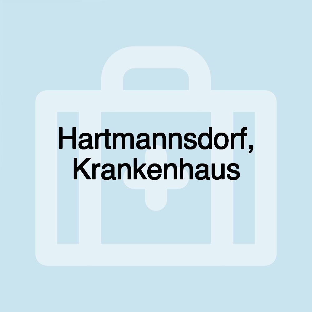 Hartmannsdorf, Krankenhaus