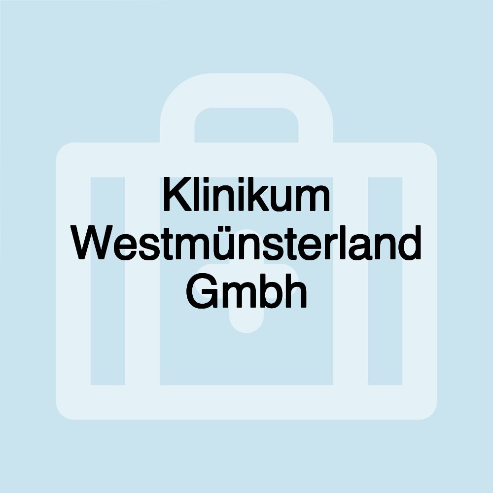 Klinikum Westmünsterland Gmbh