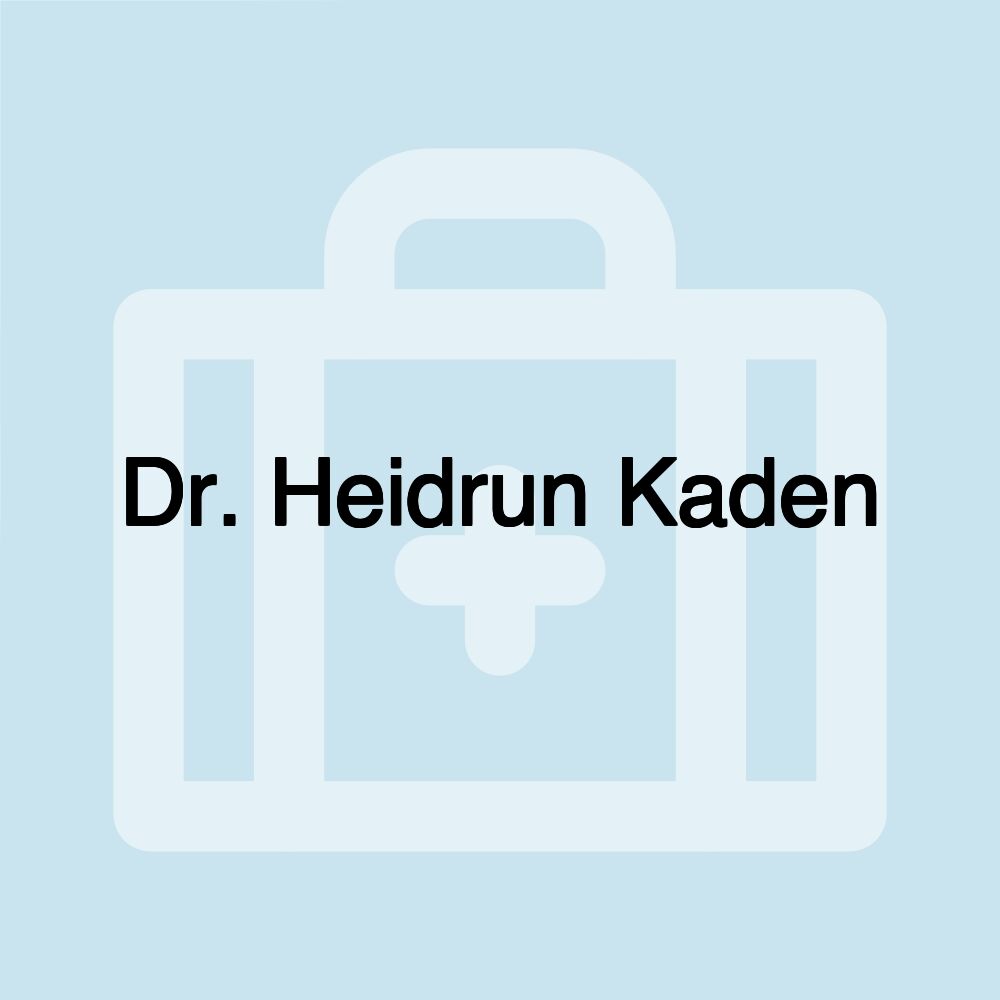 Dr. Heidrun Kaden