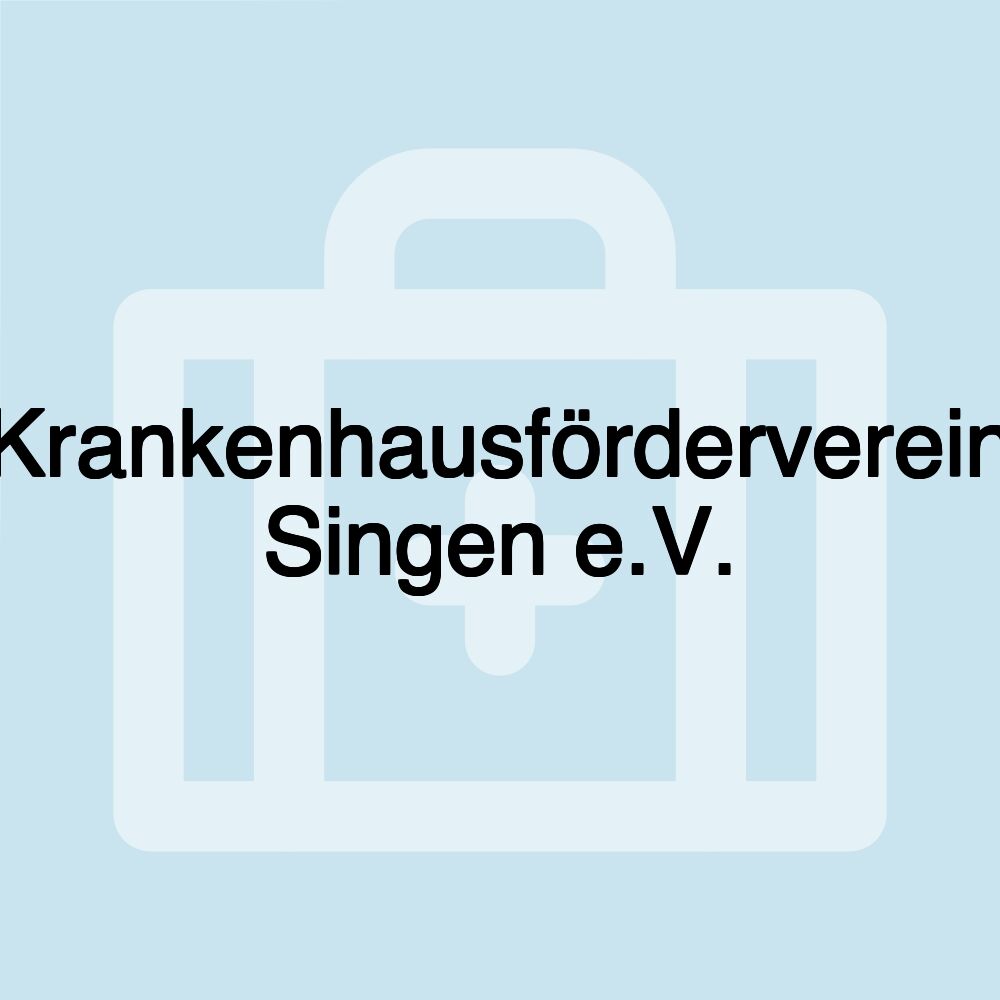 Krankenhausförderverein Singen e.V.