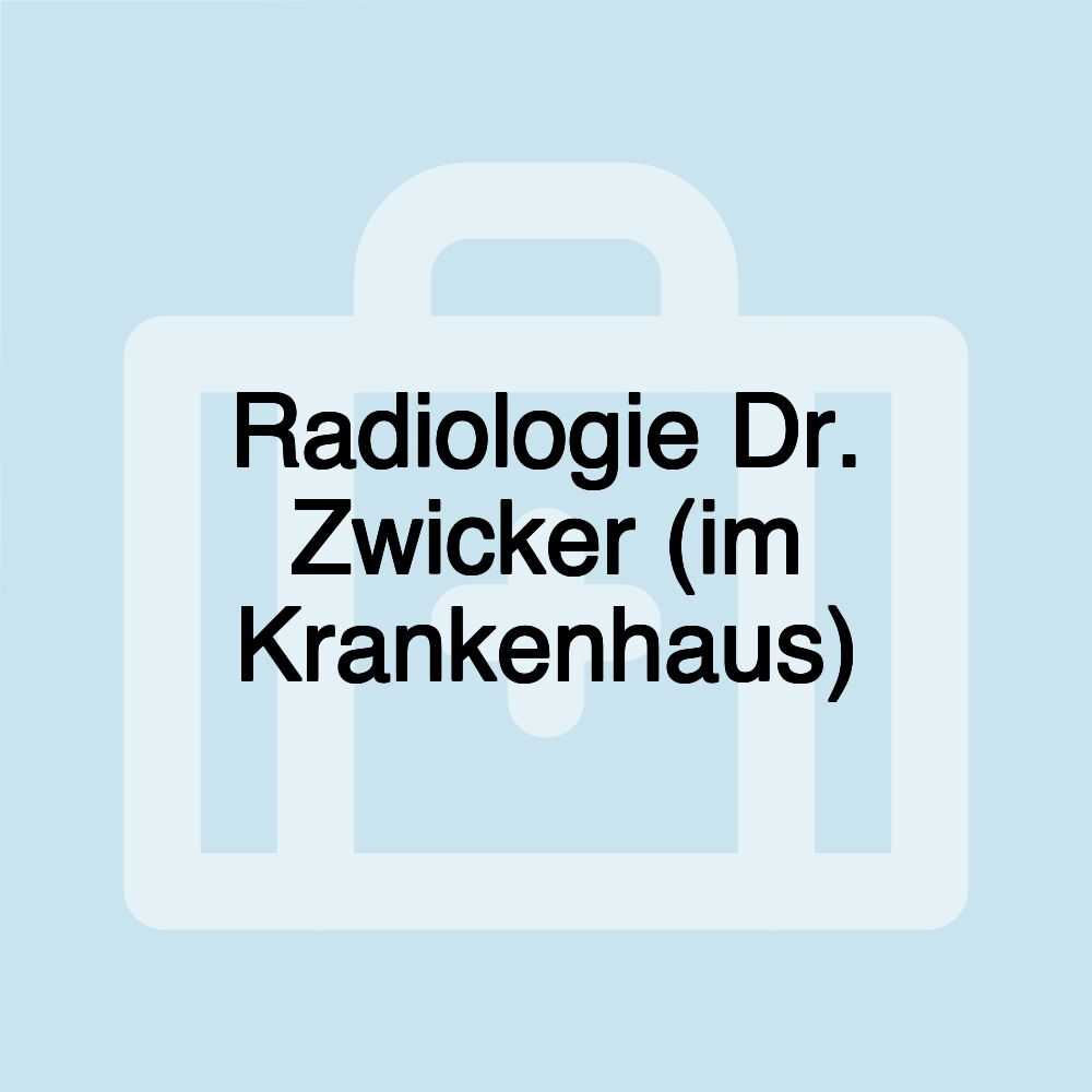 Radiologie Dr. Zwicker (im Krankenhaus)