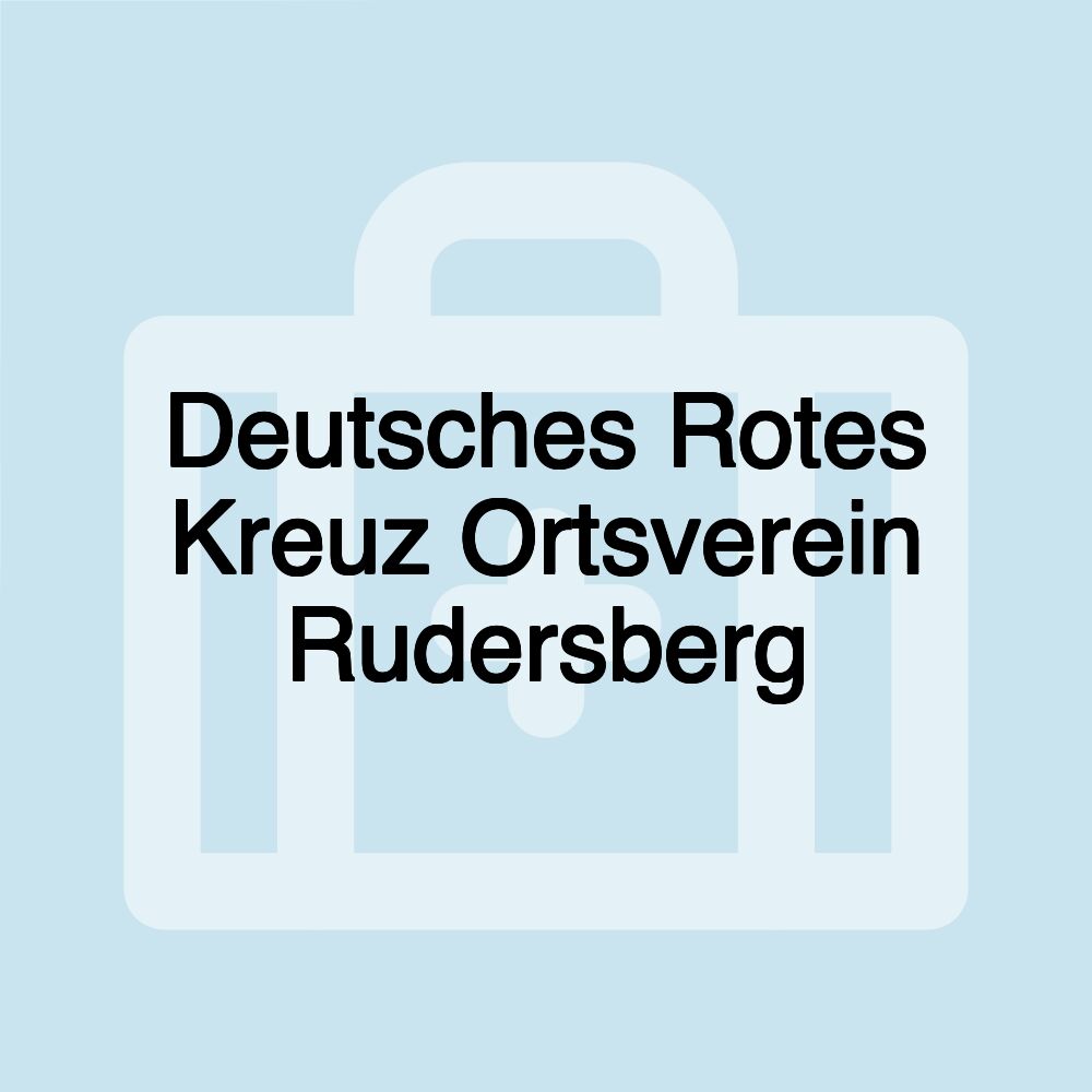 Deutsches Rotes Kreuz Ortsverein Rudersberg