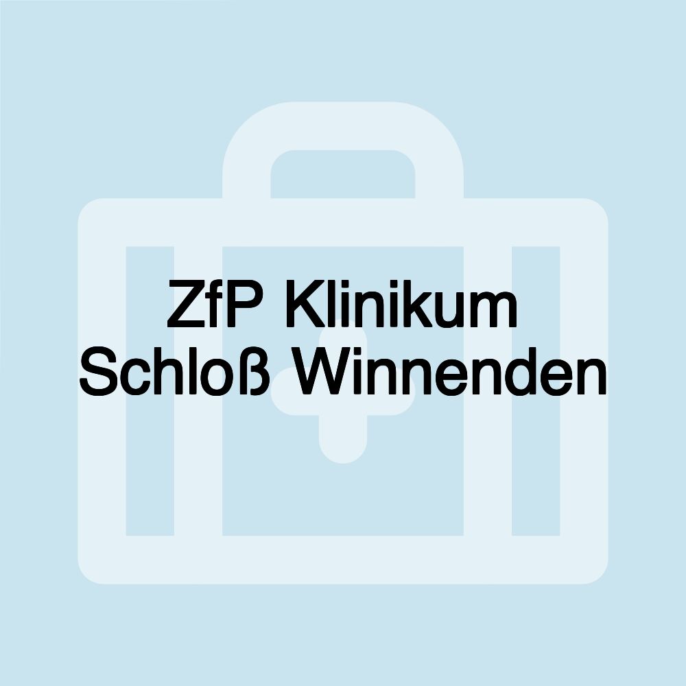 ZfP Klinikum Schloß Winnenden