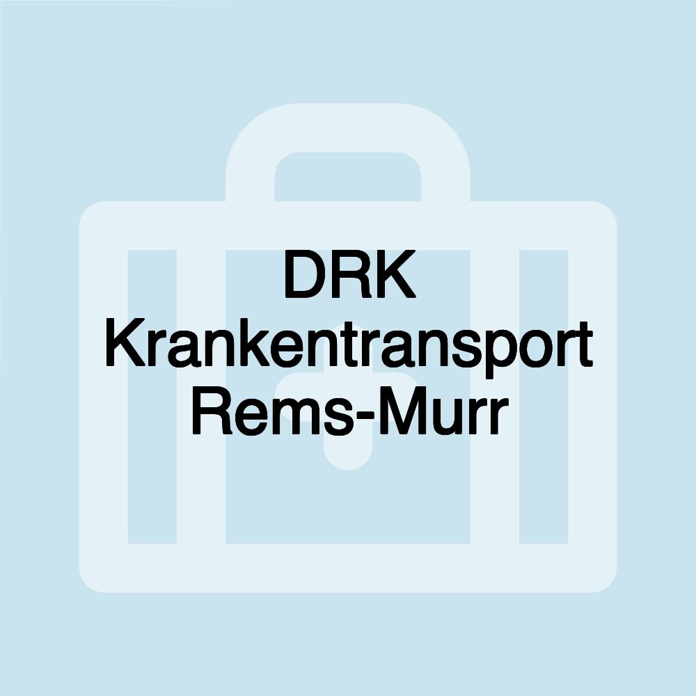 DRK Krankentransport Rems-Murr