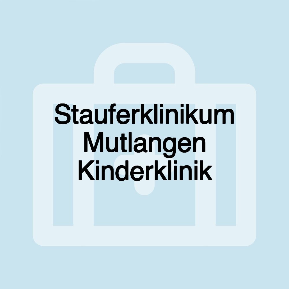 Stauferklinikum Mutlangen Kinderklinik