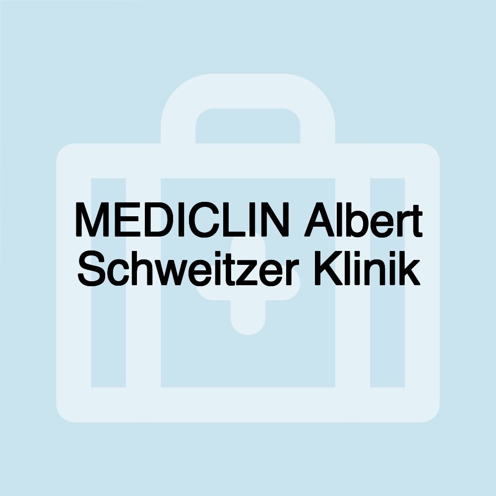 MEDICLIN Albert Schweitzer Klinik