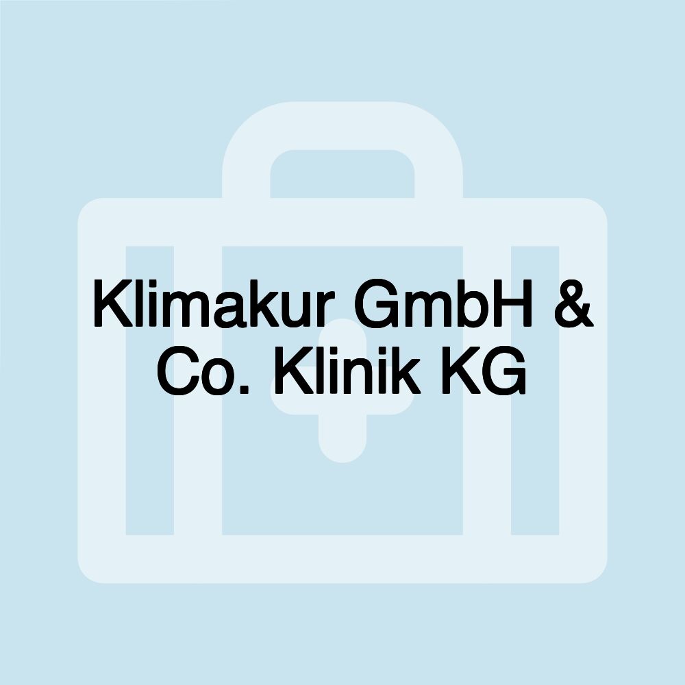 Klimakur GmbH & Co. Klinik KG