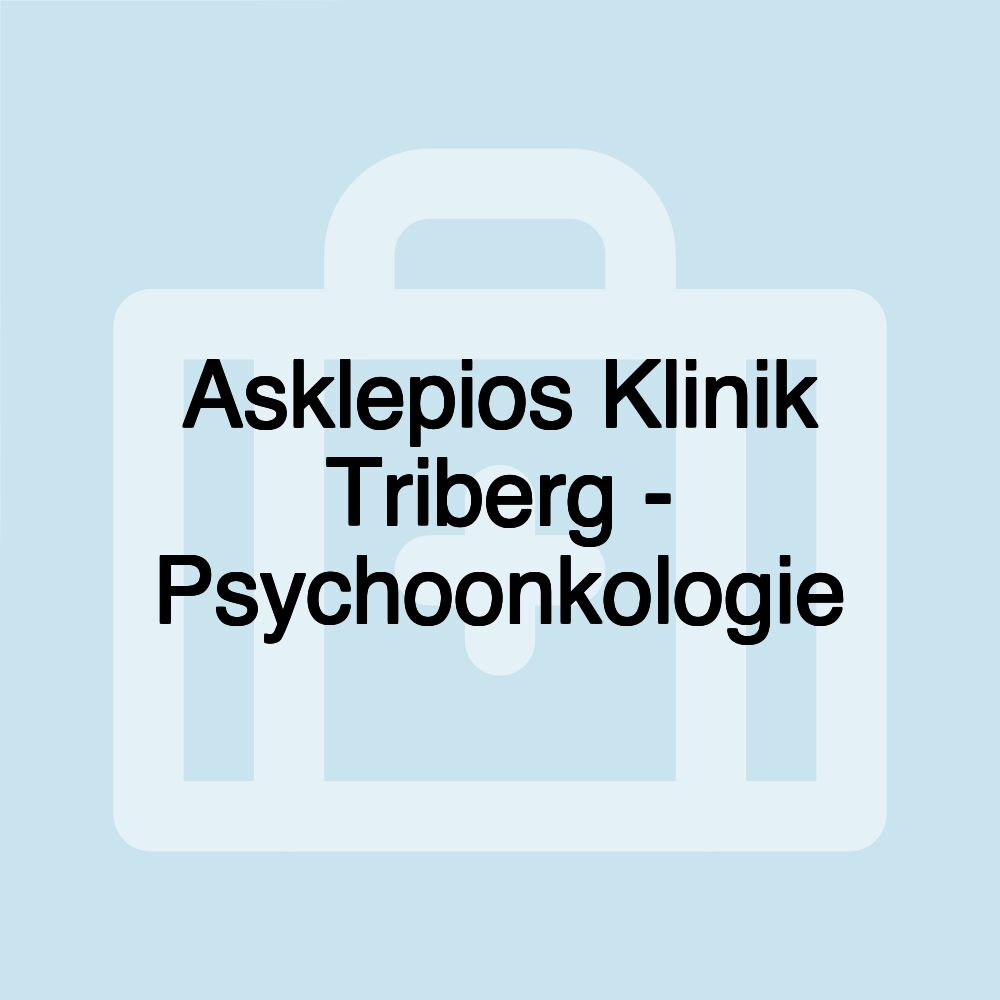 Asklepios Klinik Triberg - Psychoonkologie