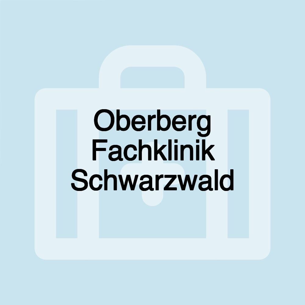 Oberberg Fachklinik Schwarzwald