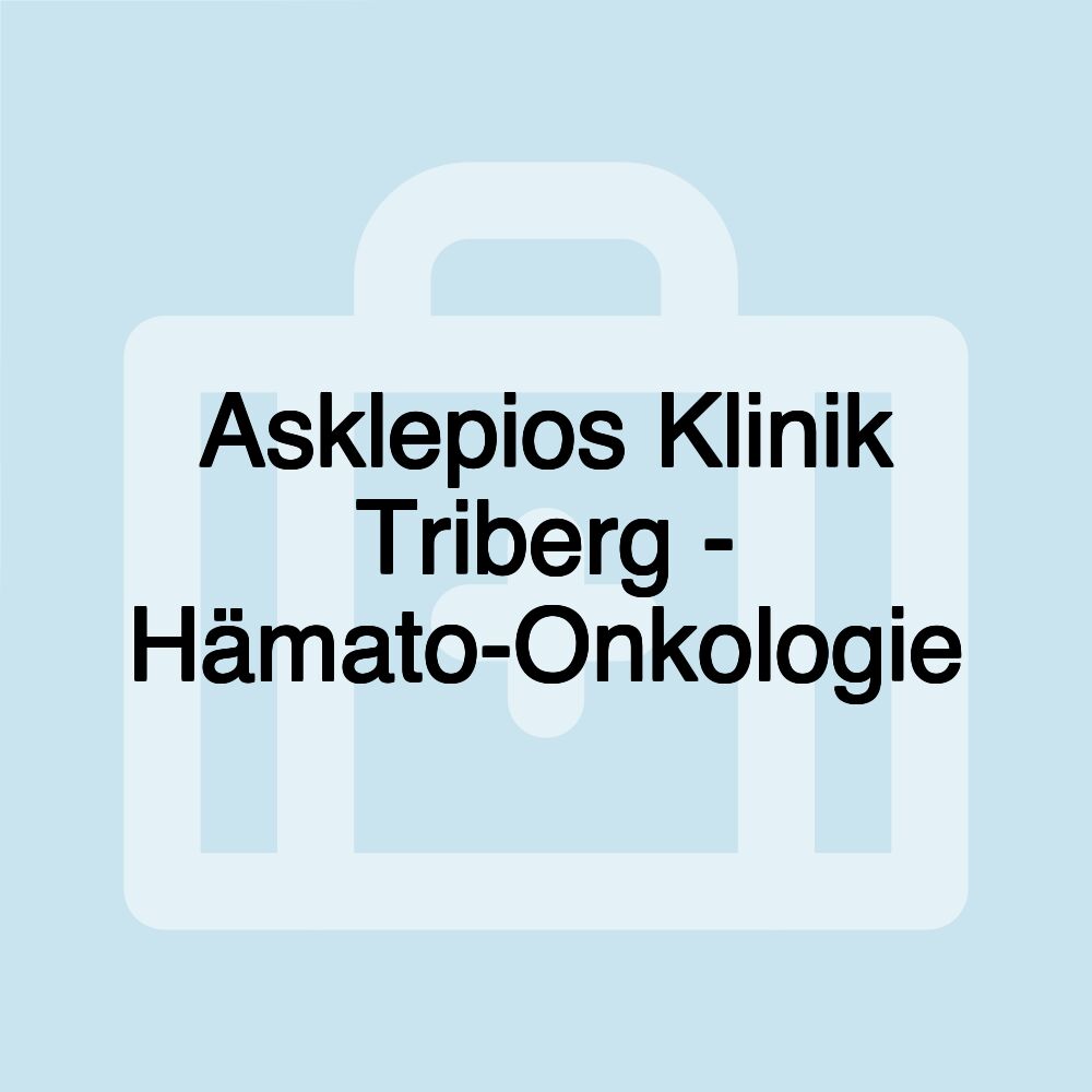 Asklepios Klinik Triberg - Hämato-Onkologie