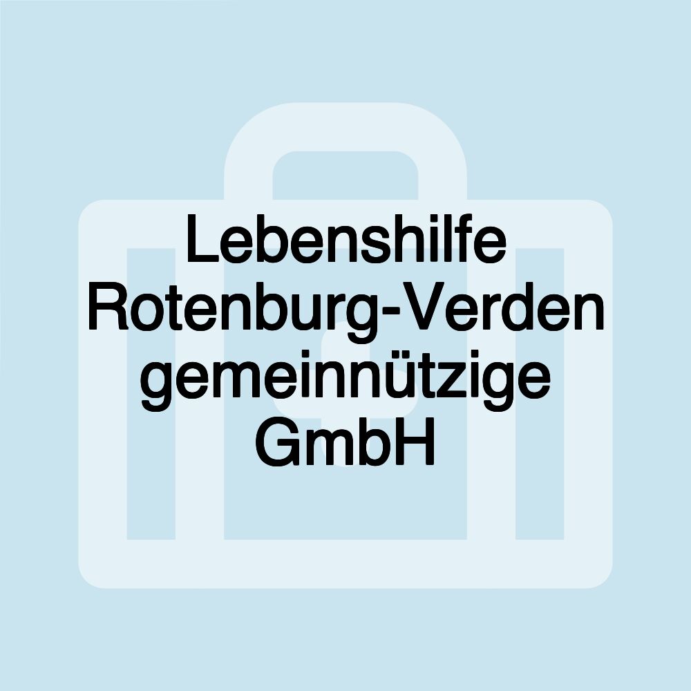 Lebenshilfe Rotenburg-Verden gemeinnützige GmbH