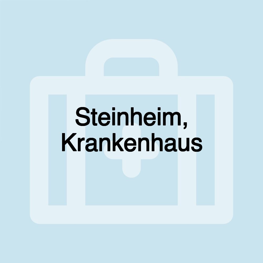 Steinheim, Krankenhaus