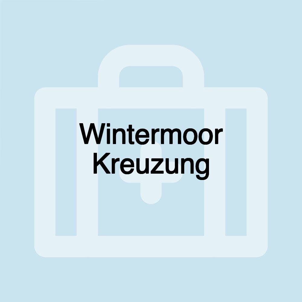 Wintermoor Kreuzung