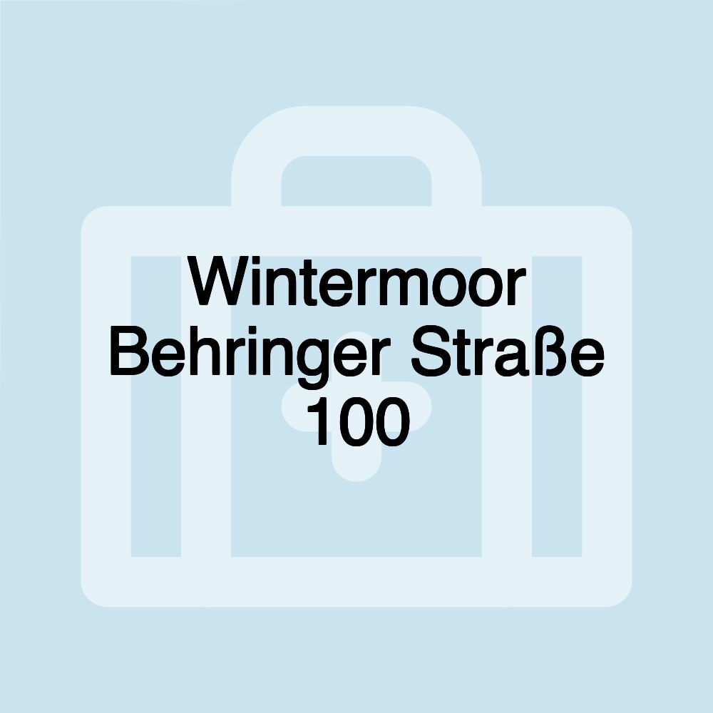 Wintermoor Behringer Straße 100