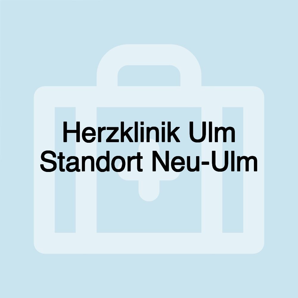 Herzklinik Ulm Standort Neu-Ulm