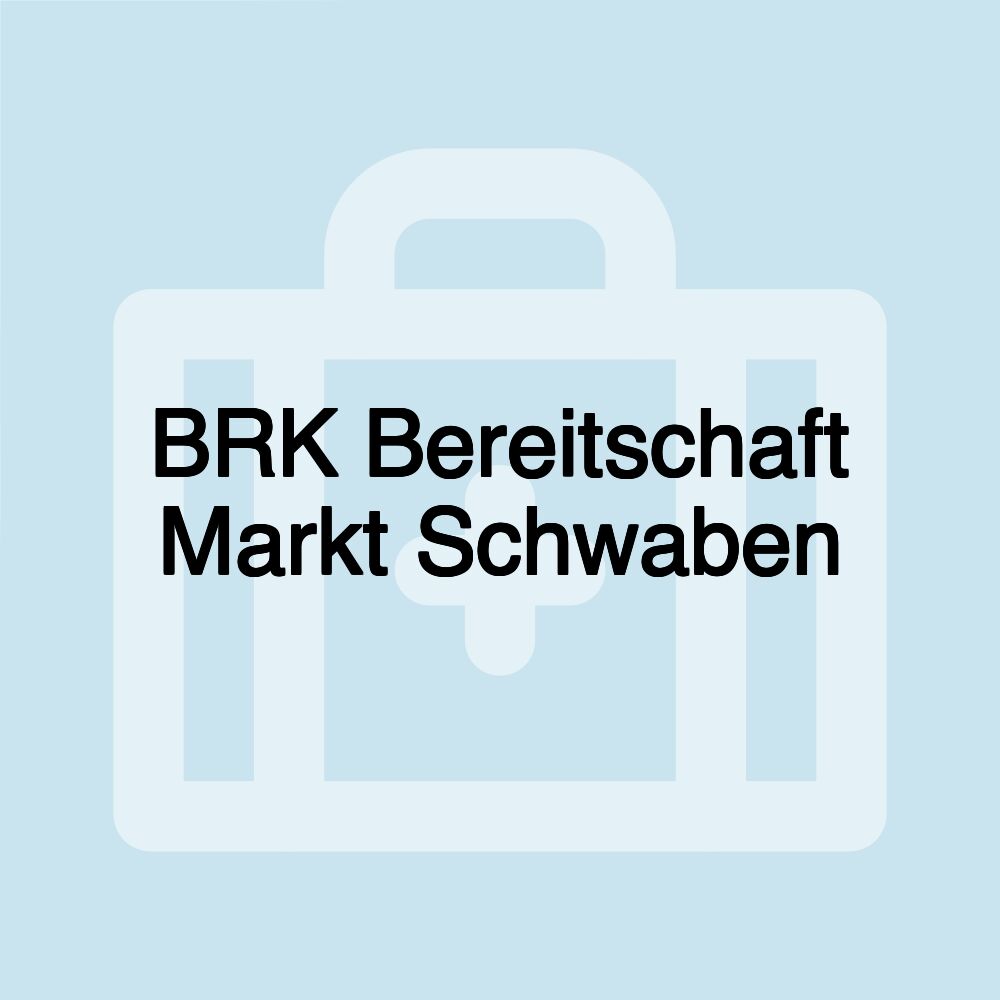 BRK Bereitschaft Markt Schwaben