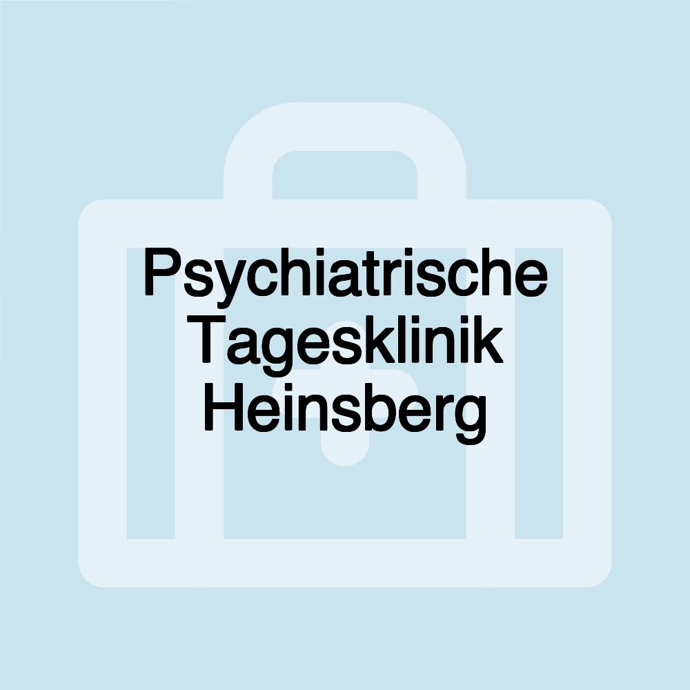 Psychiatrische Tagesklinik Heinsberg