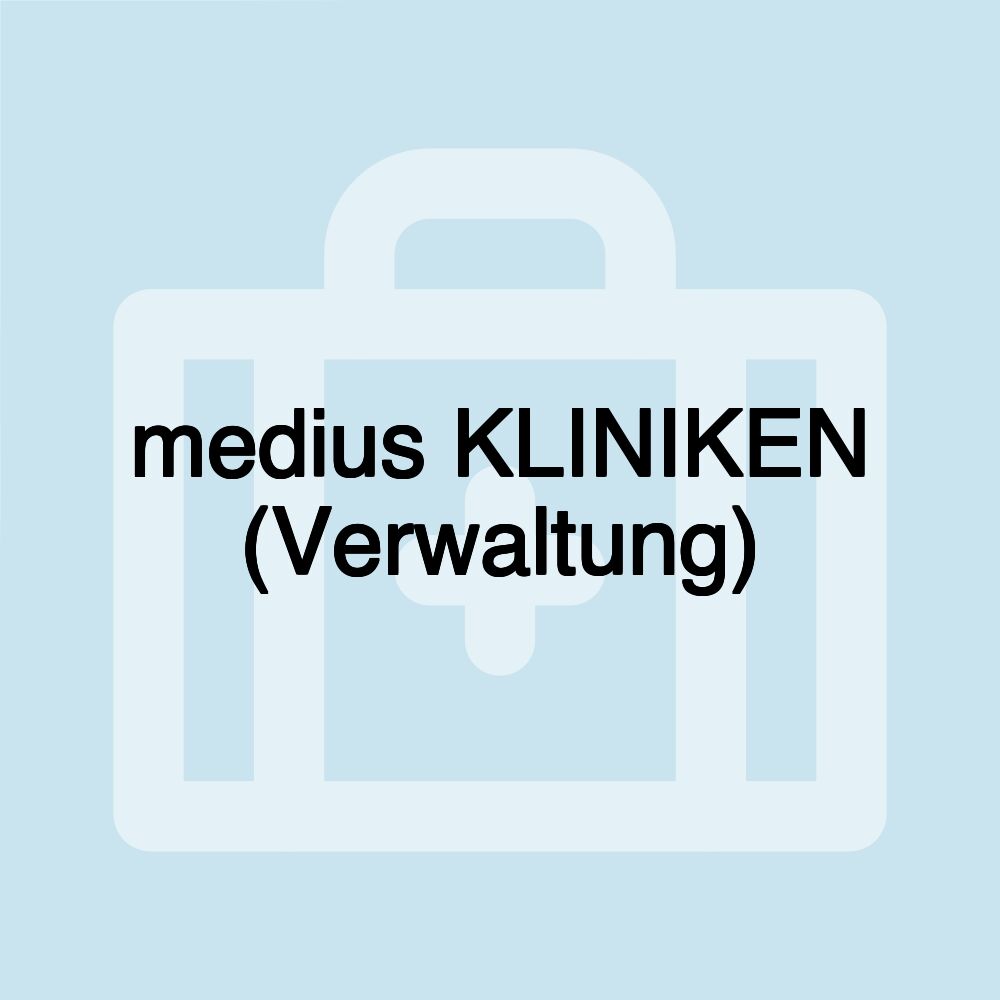 medius KLINIKEN (Verwaltung)