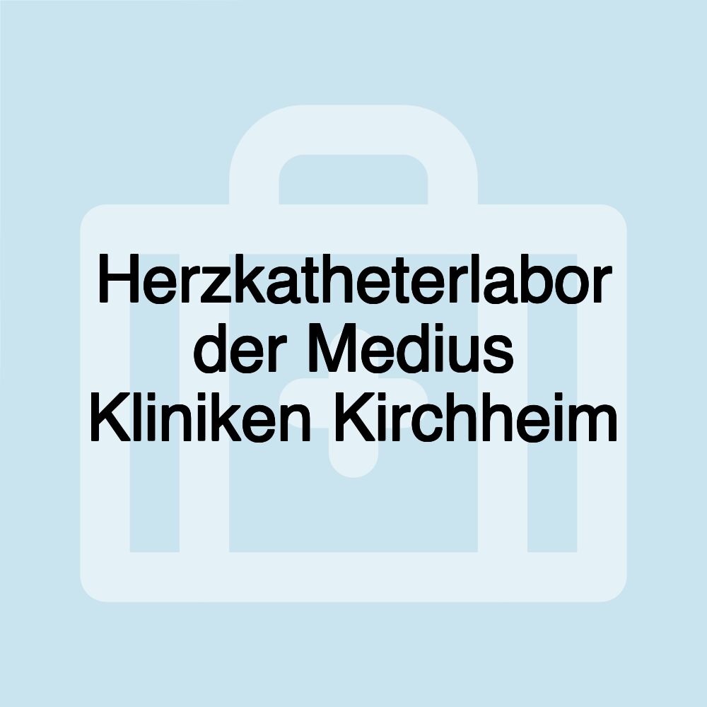 Herzkatheterlabor der Medius Kliniken Kirchheim