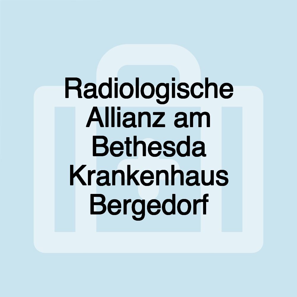 Radiologische Allianz am Bethesda Krankenhaus Bergedorf