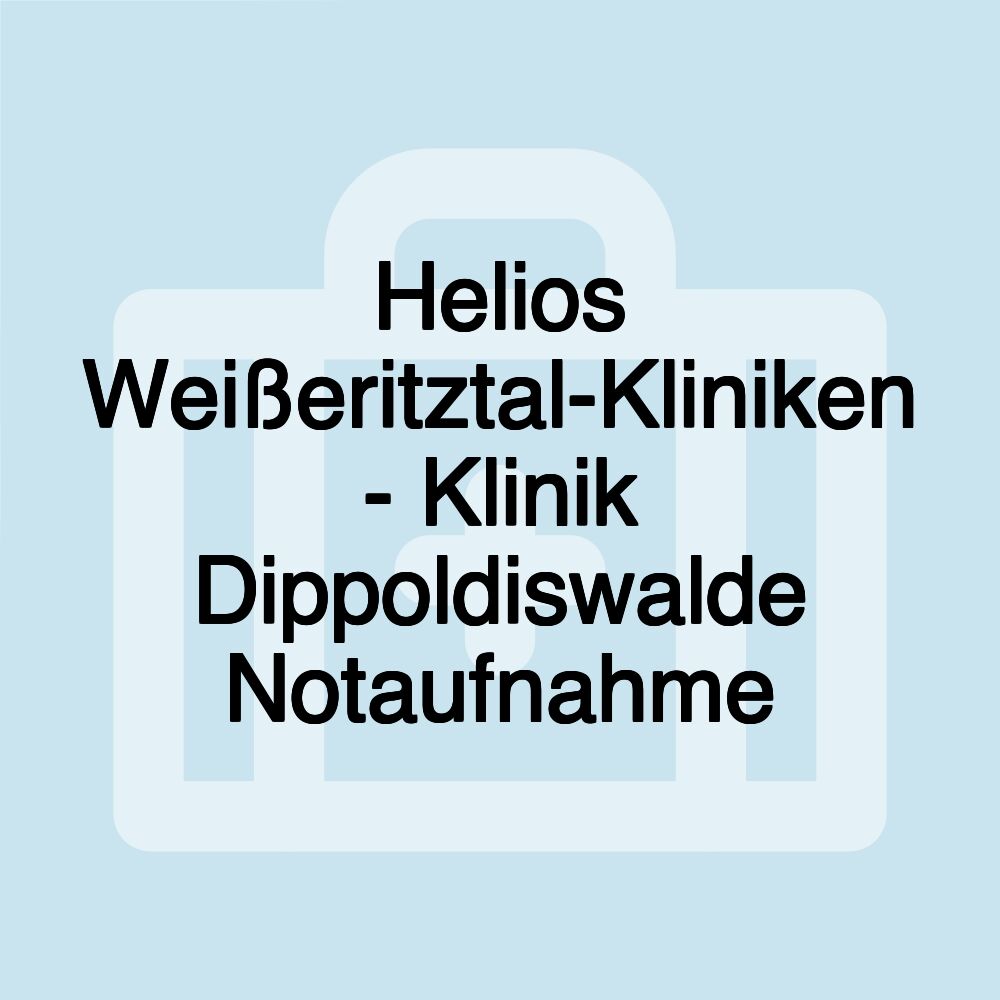 Helios Weißeritztal-Kliniken - Klinik Dippoldiswalde Notaufnahme