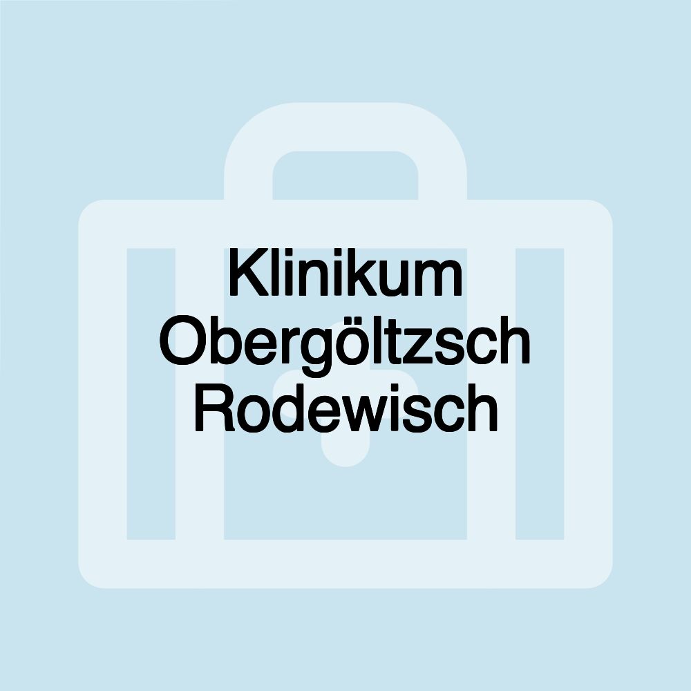 Klinikum Obergöltzsch Rodewisch