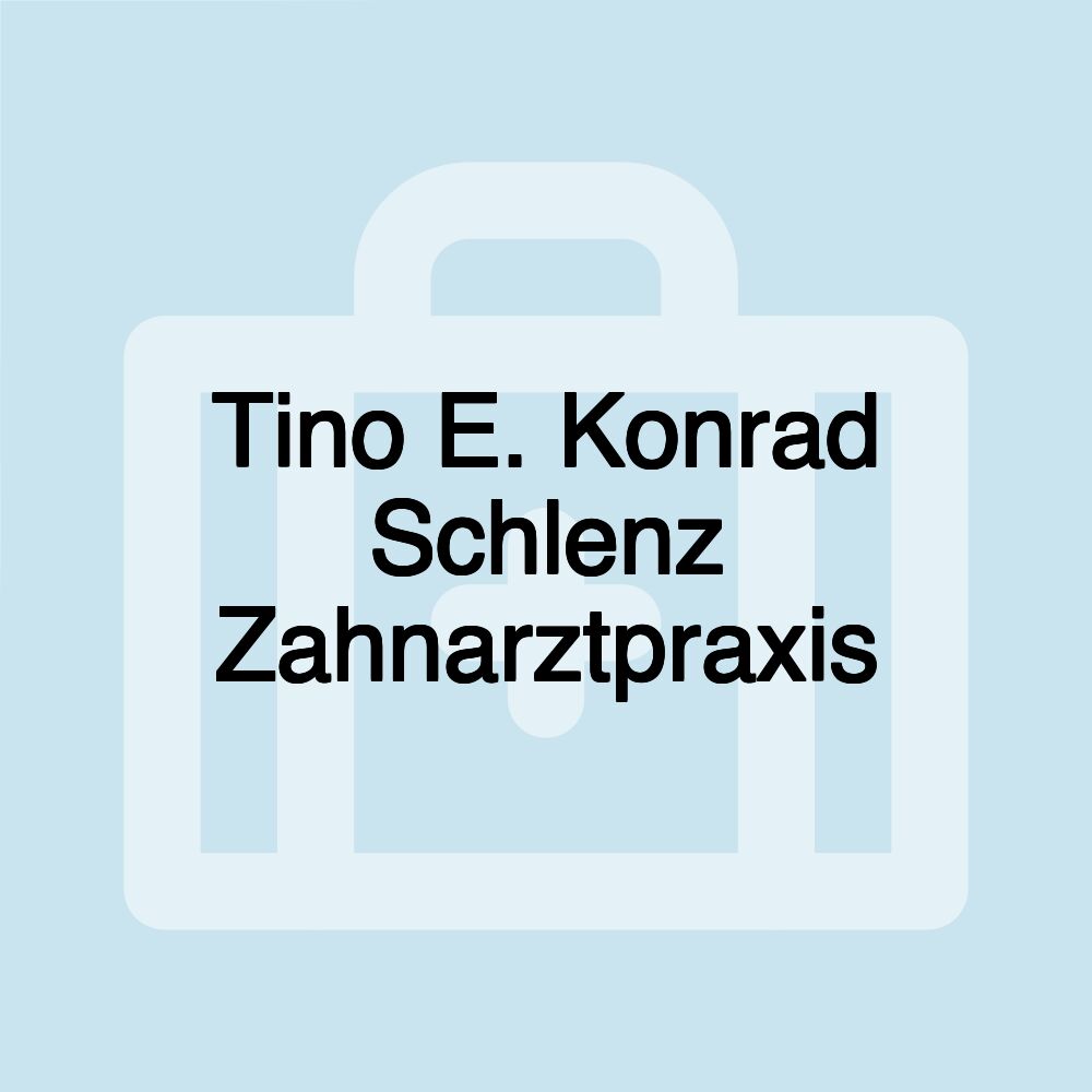 Tino E. Konrad Schlenz Zahnarztpraxis