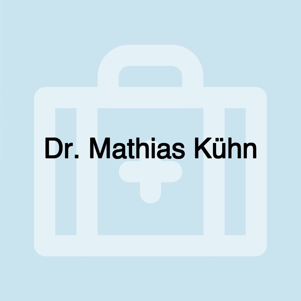 Dr. Mathias Kühn