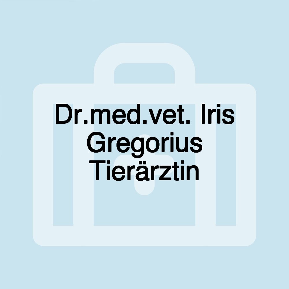 Dr.med.vet. Iris Gregorius Tierärztin