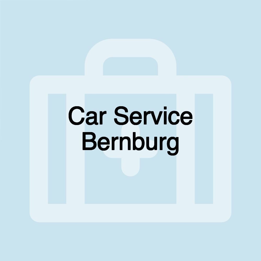 Car Service Bernburg