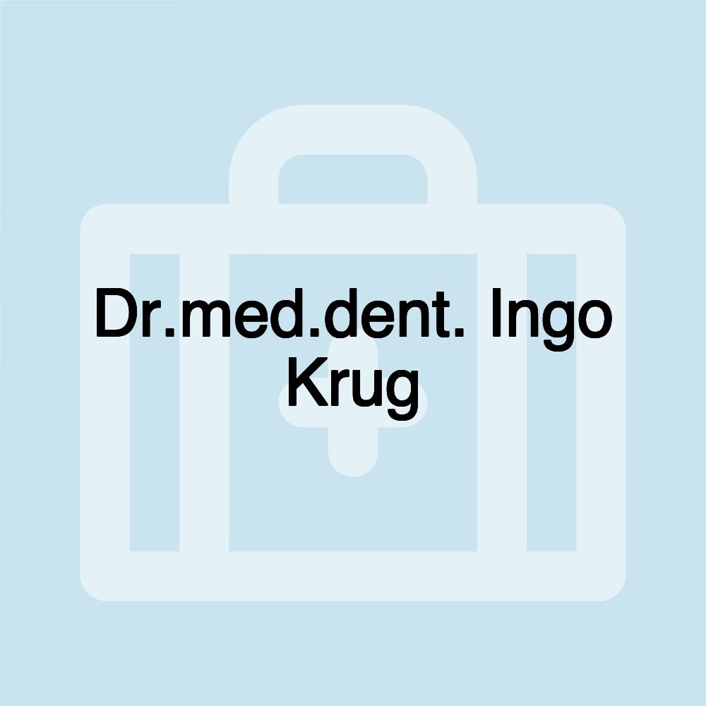 Dr.med.dent. Ingo Krug