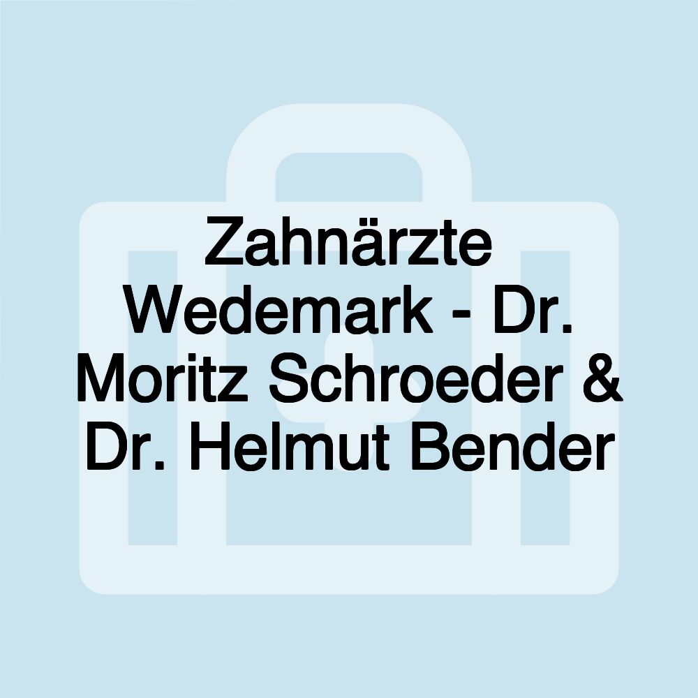 Zahnärzte Wedemark - Dr. Moritz Schroeder & Dr. Helmut Bender