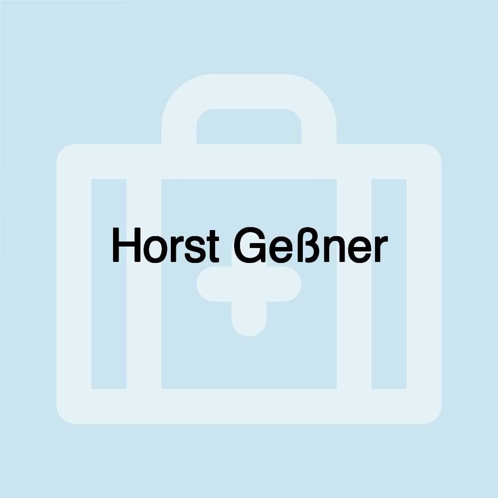 Horst Geßner