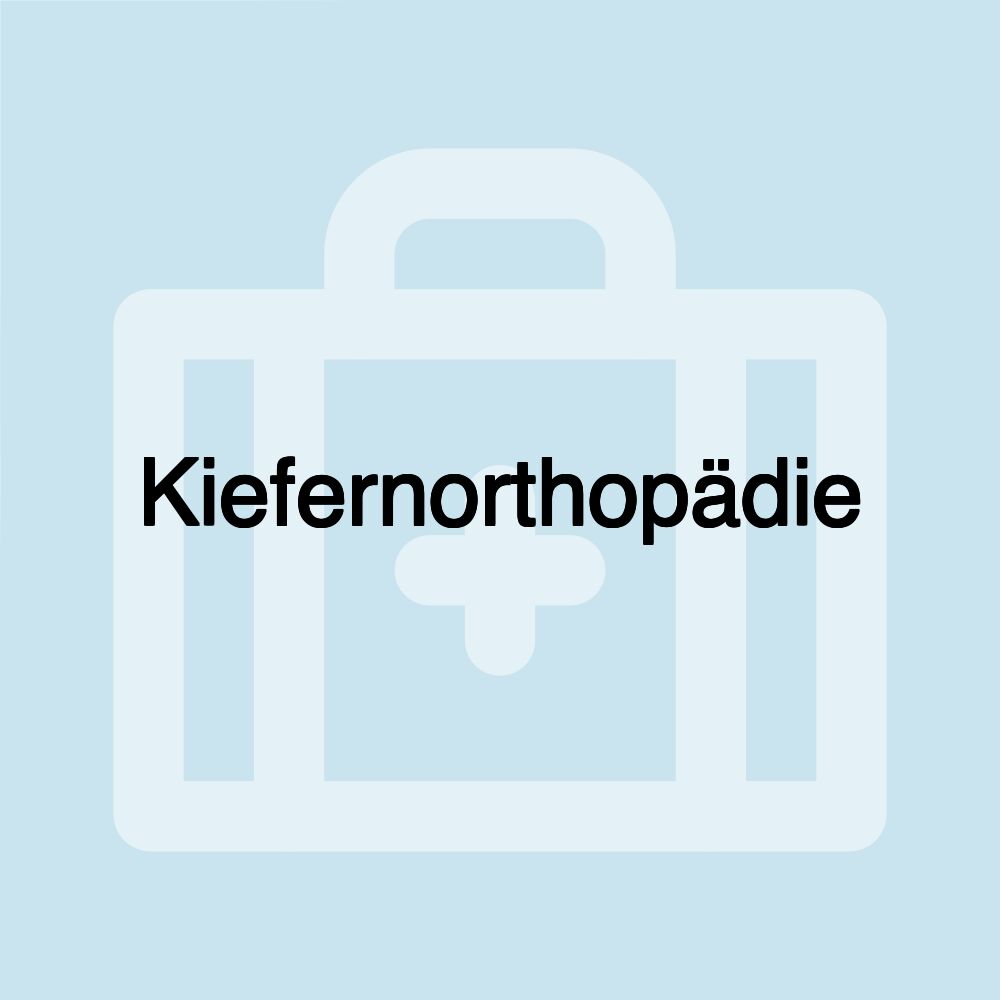 Kiefernorthopädie