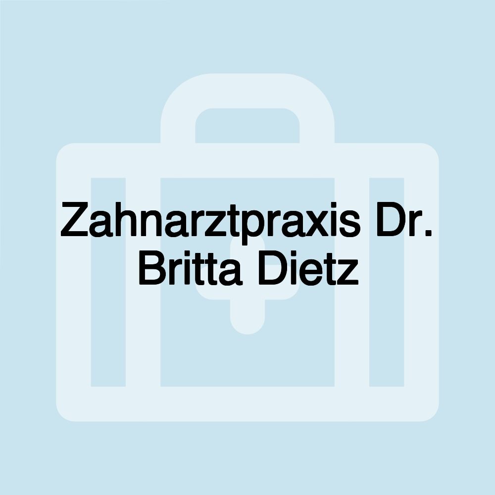 Zahnarztpraxis Dr. Britta Dietz