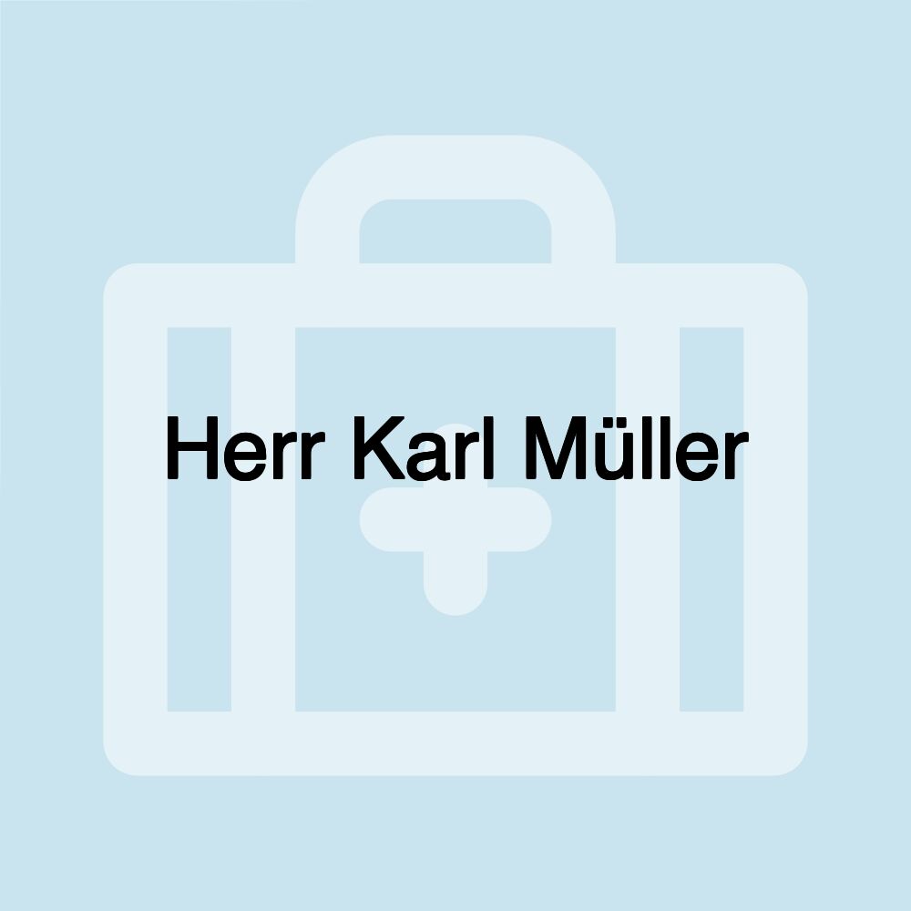 Herr Karl Müller