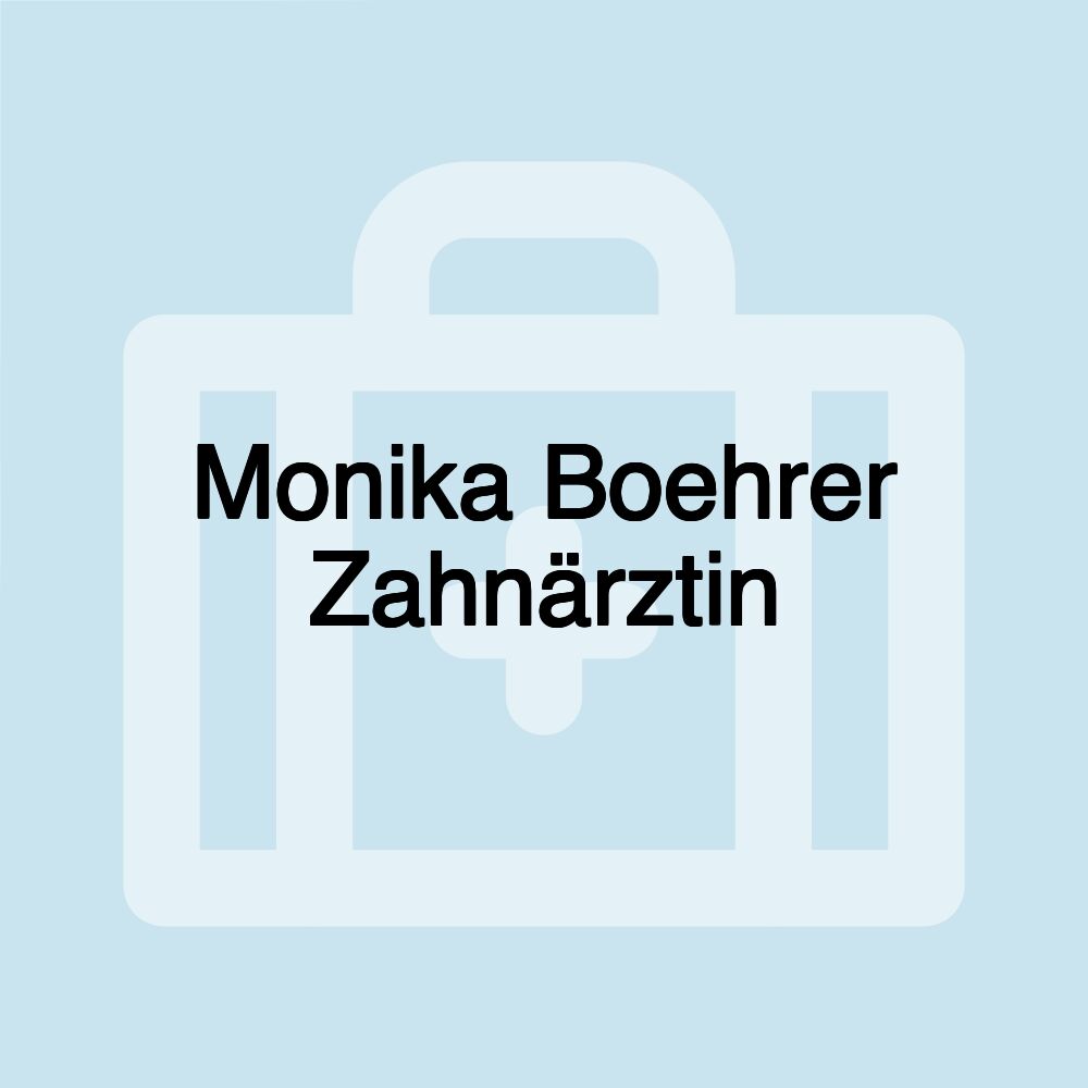 Monika Boehrer Zahnärztin