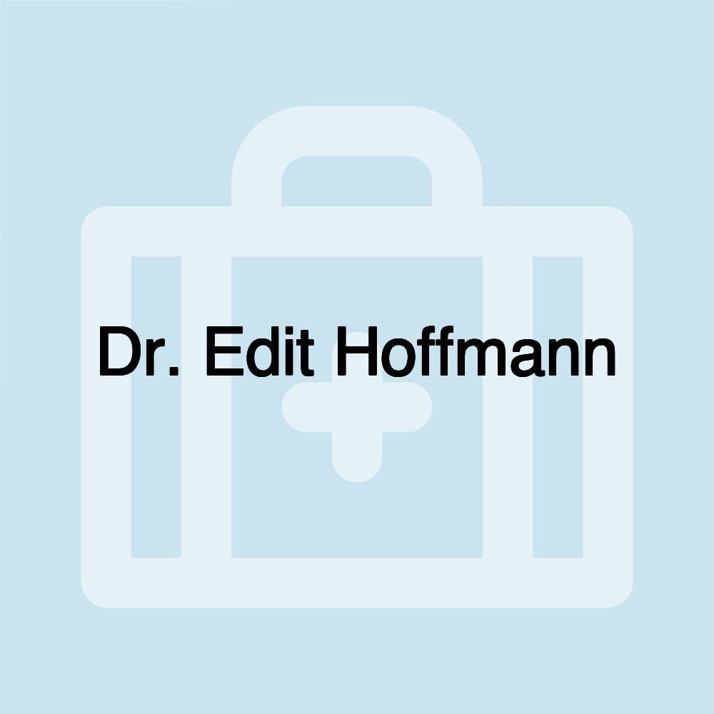 Dr. Edit Hoffmann