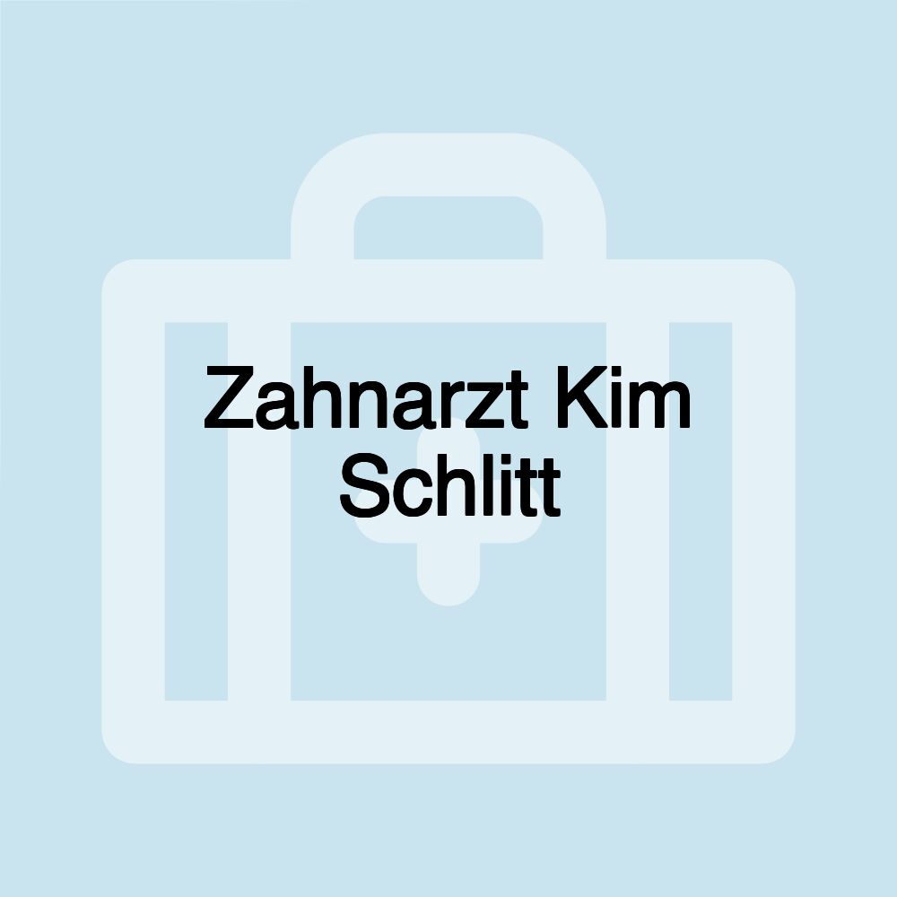 Zahnarzt Kim Schlitt