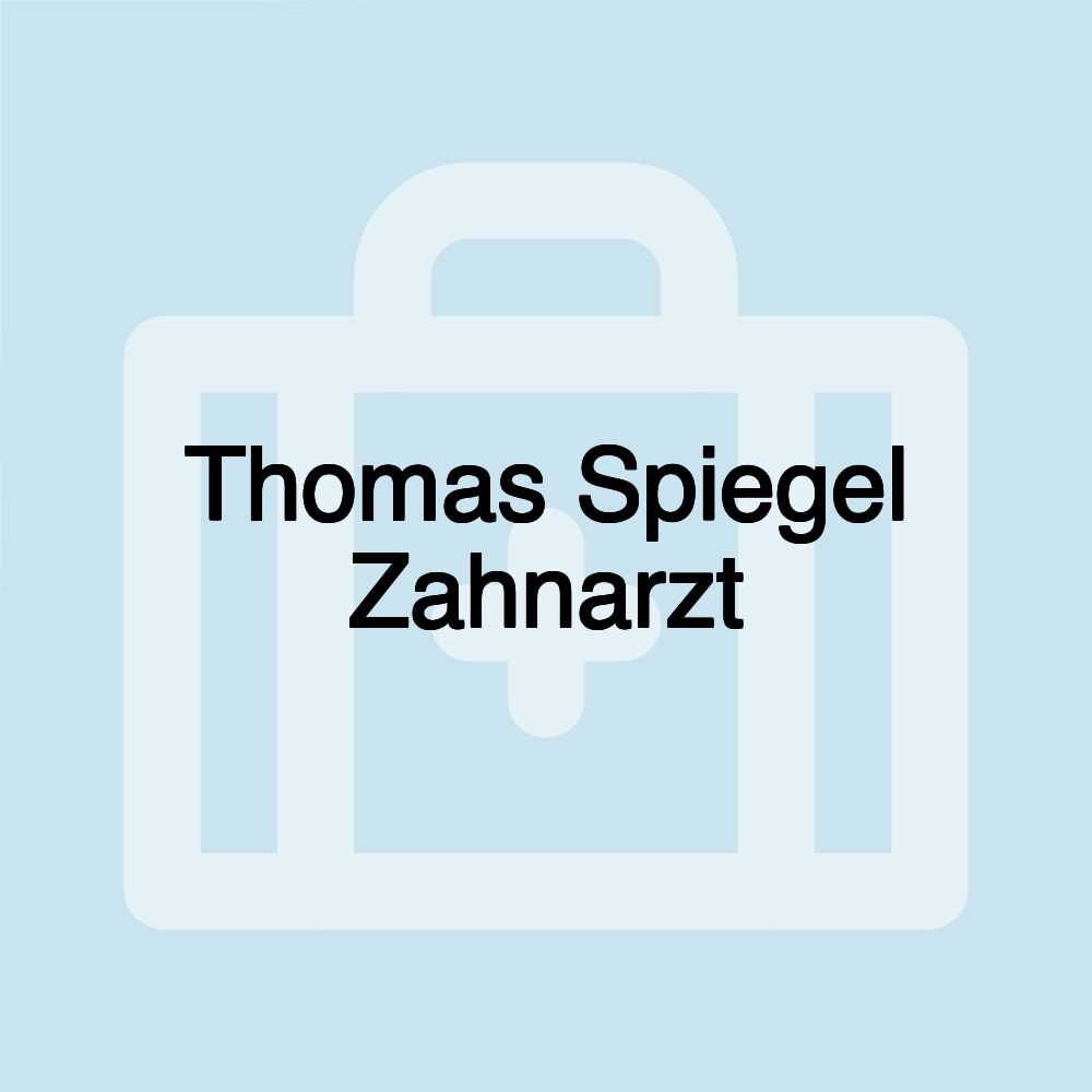 Thomas Spiegel Zahnarzt