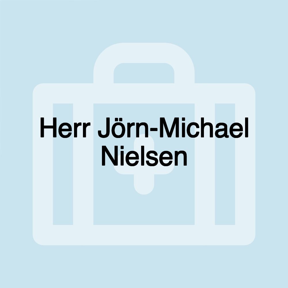 Herr Jörn-Michael Nielsen