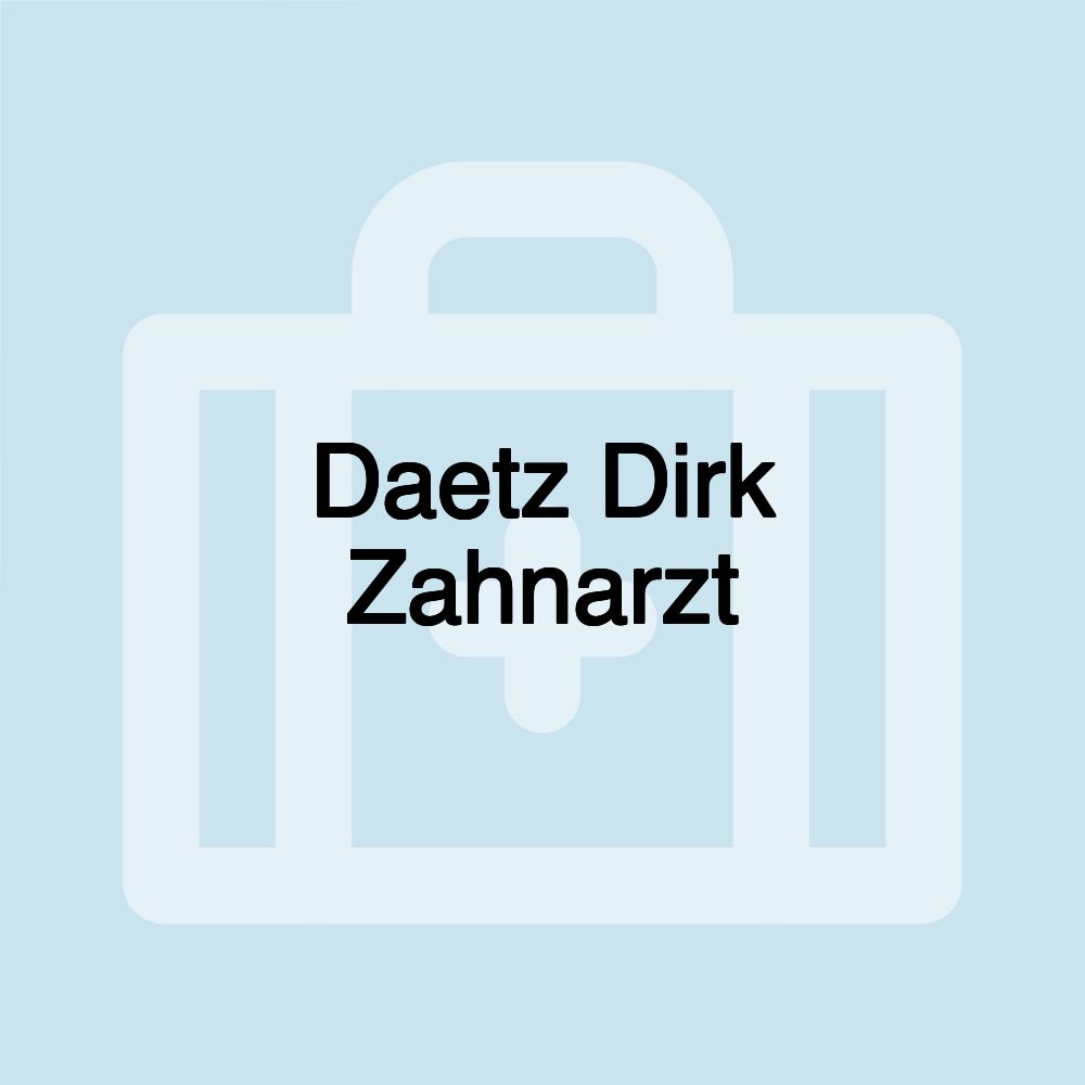 Daetz Dirk Zahnarzt