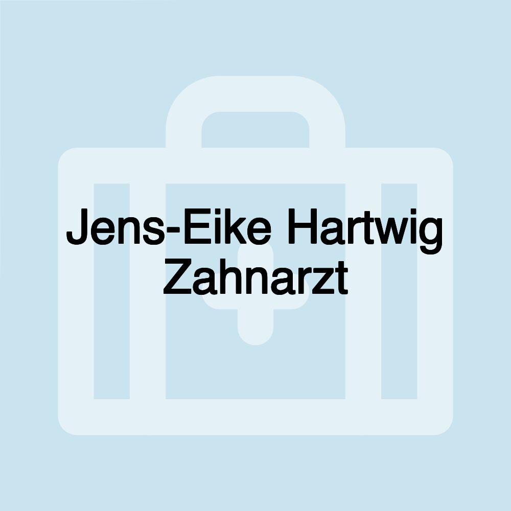 Jens-Eike Hartwig Zahnarzt