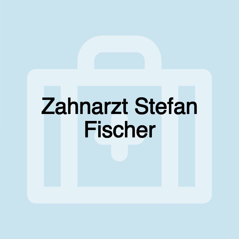 Zahnarzt Stefan Fischer