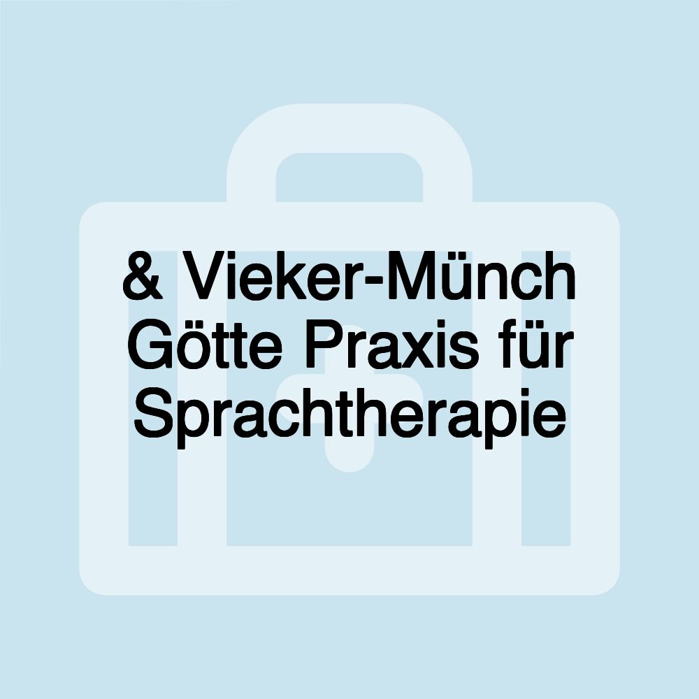 & Vieker-Münch Götte Praxis für Sprachtherapie