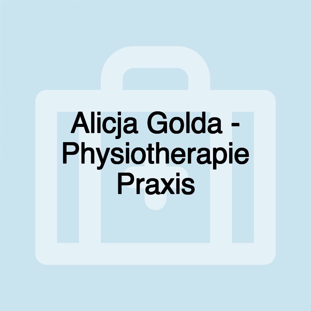 Alicja Golda - Physiotherapie Praxis