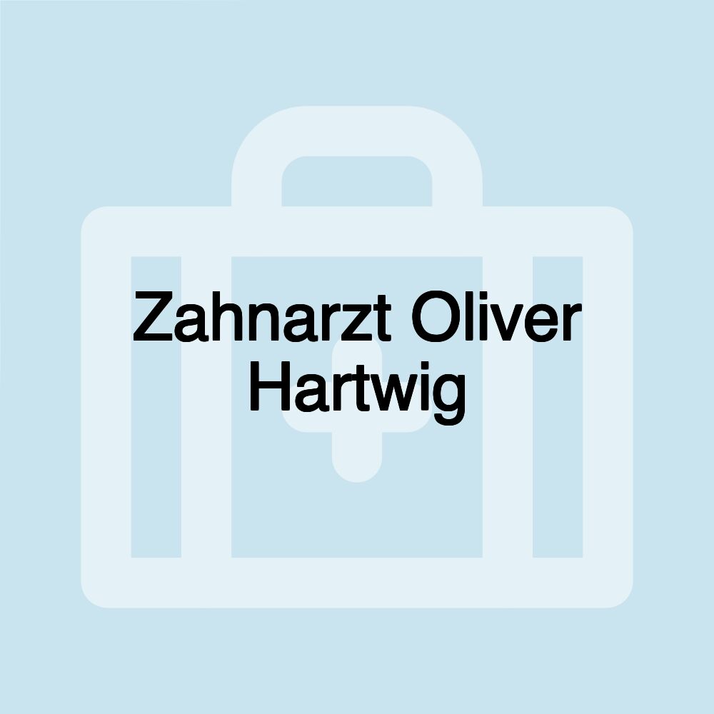 Zahnarzt Oliver Hartwig